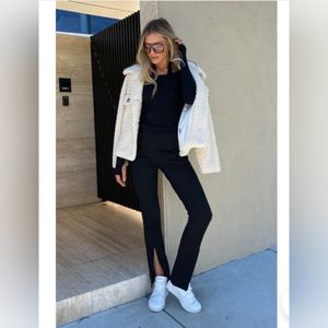 NWT Madison The Label Henley Zip Pants